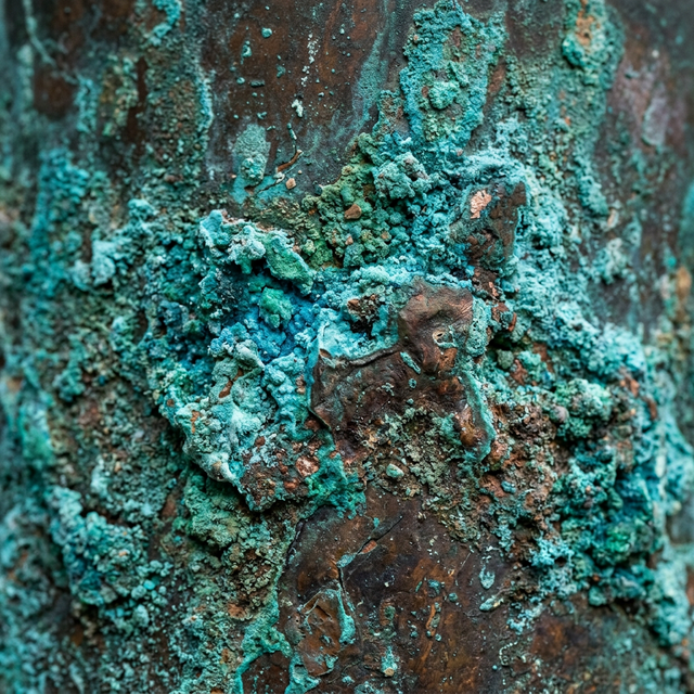 Verdigris Copper Patina Effect
